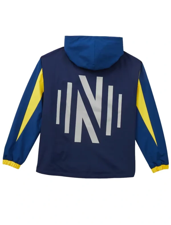 Nashville SC Anorak Pull Over Jacket Back