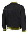 Nashville SC Black And Yellow Bomber Jacket Back
