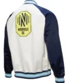 Nashville SC Bomber Full Snap Jacket Back