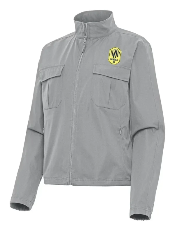 Nashville SC Grey Zipper Jacket