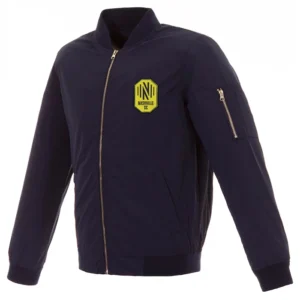 Nashville SC Navy Blue Bomber Zipper Jacket
