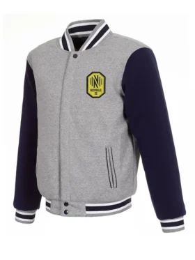 Nashville SC Varsity Full Snap Wool Jacket