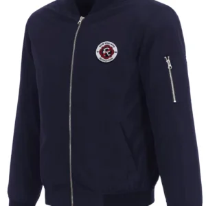 New England Revolution Navy Blue Bomber Jacket