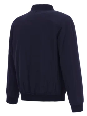 New England Revolution Navy Blue Bomber Jacket Back