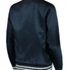 New York City FC Navy Blue Zipper Bomber Jacket Back