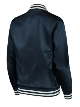 New York City FC Navy Blue Zipper Bomber Jacket Back