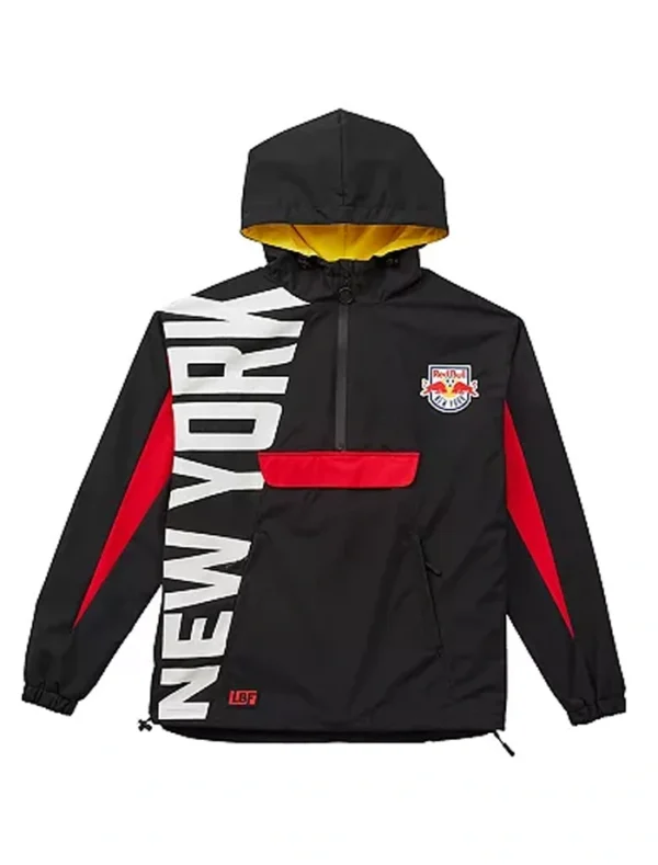 New York Red Bulls Anorak Pull Over Jacket