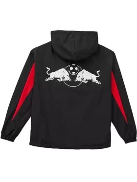 New York Red Bulls Anorak Pull Over Jacket Back