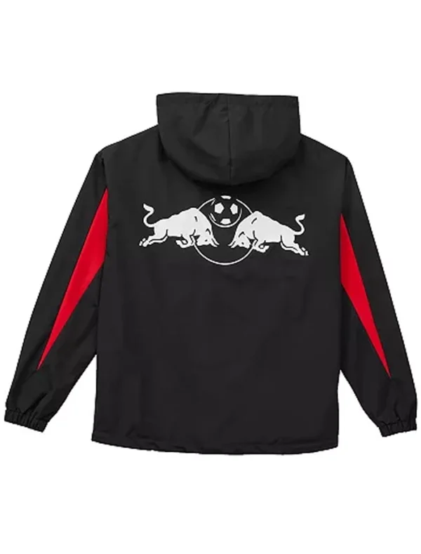 New York Red Bulls Anorak Pull Over Jacket Back