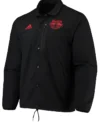 New York Red Bulls Black Full Snap Jacket