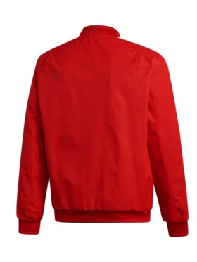 New York Red Bulls Bomber Red Jacket Back