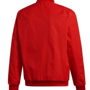 New York Red Bulls Bomber Red Jacket Back