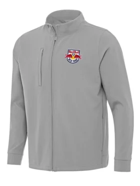 New York Red Bulls Grey Zipper Jacket