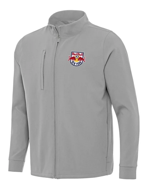 New York Red Bulls Grey Zipper Jacket