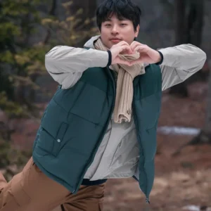 Newtopia S01 Park Jeong-min Green Vest