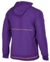 Orlando City Purple Bomber Hooded Jacket Back