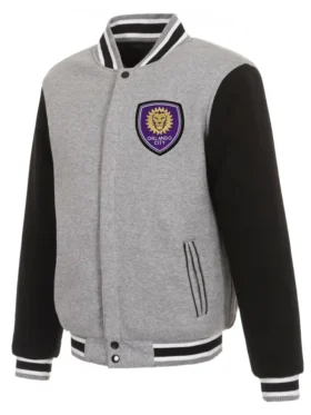 Orlando City Varsity Wool Full Snap Jacket