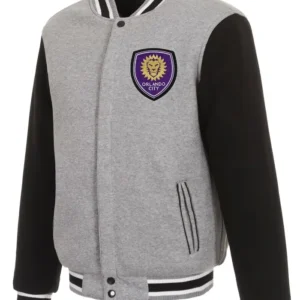 Orlando City Varsity Wool Full Snap Jacket