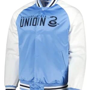 Philadelphia Union Satin Full Snap Bomber Jacket