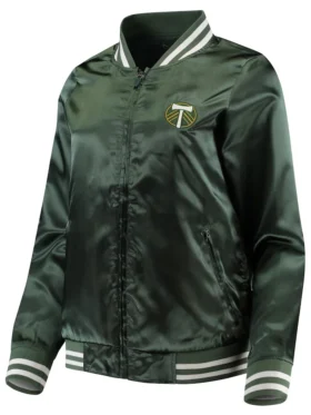 Portland Timbers Green Bomber Zipper Jacket