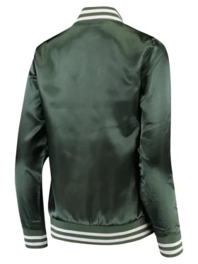 Portland Timbers Green Bomber Zipper Jacket Back