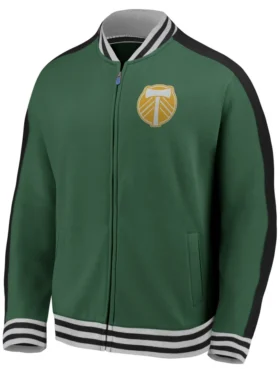 Portland Timbers Green Zipper Bomber Jacket