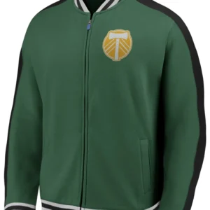 Portland Timbers Green Zipper Bomber Jacket