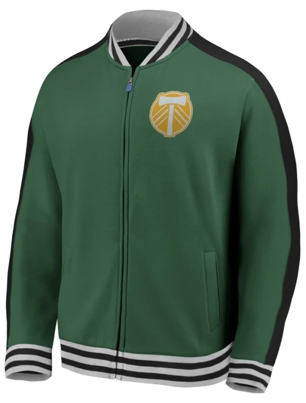 Portland Timbers Green Zipper Bomber Jacket