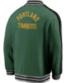 Portland Timbers Green Zipper Bomber Jacket Back