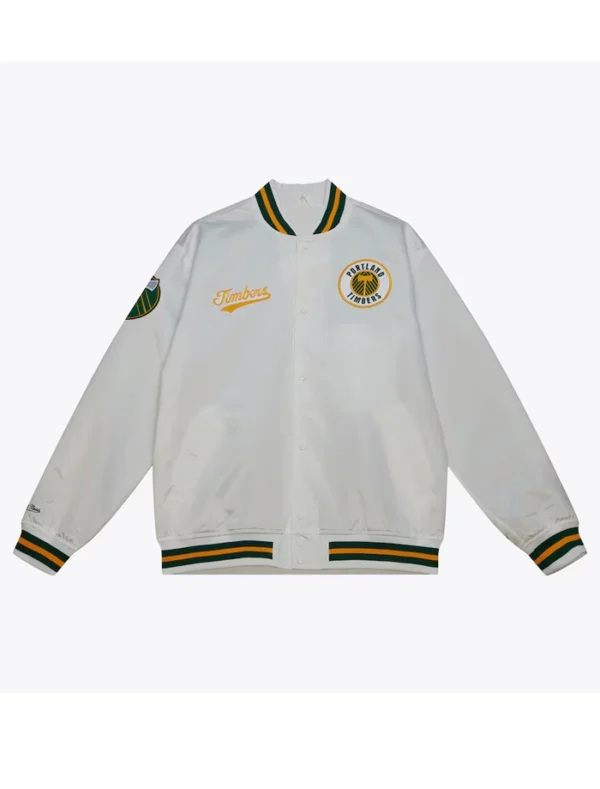 Portland Timbers White Bomber Jacket