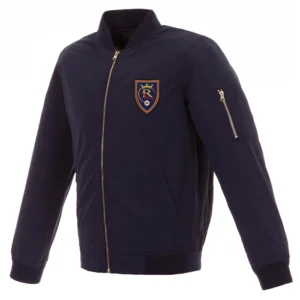 Real Salt Lake Navy Blue Bomber Zipper Jacket