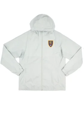 Real Salt Lake White Zipper Hoodie Jacket