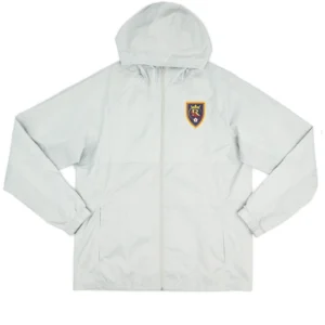 Real Salt Lake White Zipper Hoodie Jacket