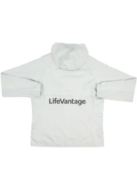 Real Salt Lake White Zipper Hoodie Jacket Back