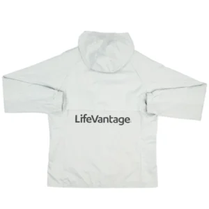 Real Salt Lake White Zipper Hoodie Jacket Back