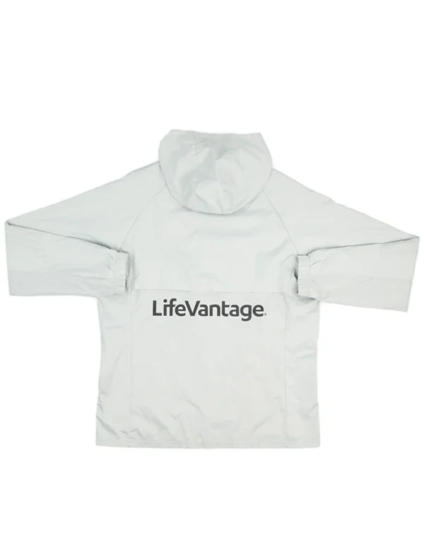 Real Salt Lake White Zipper Hoodie Jacket Back