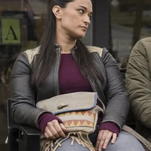 Resident Alien Asta Twelvetrees Leather Jacket Front