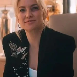 Running Point S01 Kate Hudson Embellished Blazer Front
