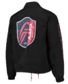 ST Louis City SC Black Full Snap Jacket Back