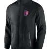 ST Louis City SC Black Zipper Bomber Jacket