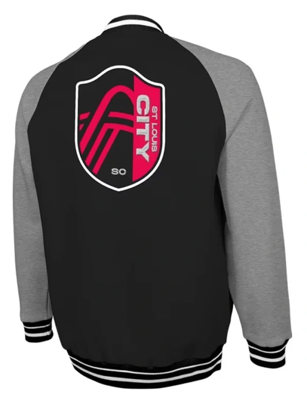 ST Louis City SC Varsity Wool Jacket Back