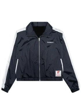 San Diego FC Black Bomber Zipper Jacket