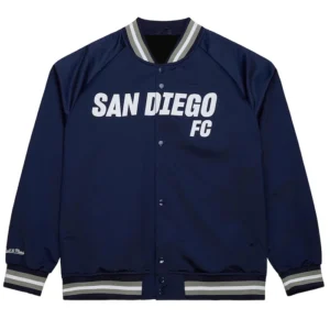 San Diego FC Navy Blue Bomber Jacket