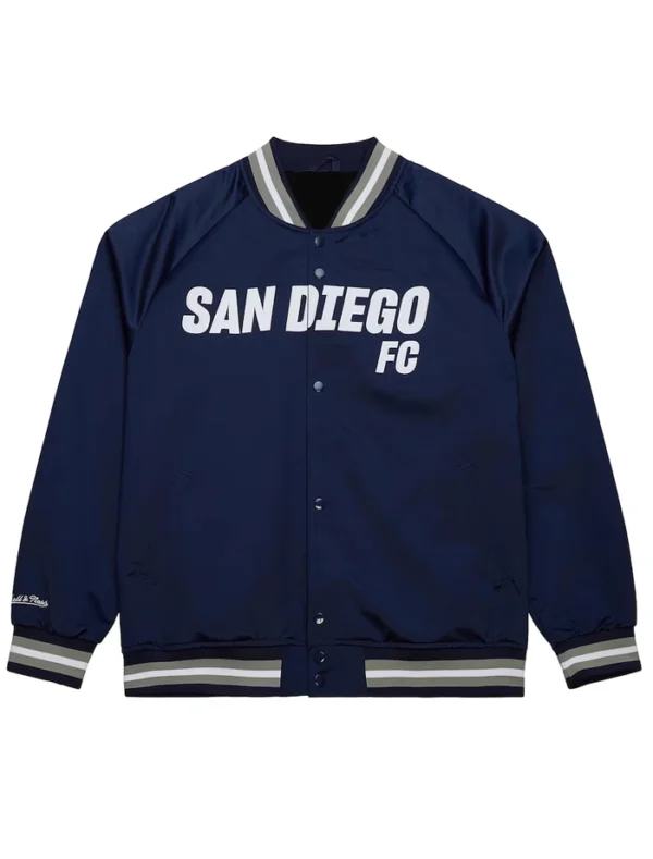 San Diego FC Navy Blue Bomber Jacket