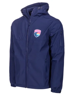 San Diego FC Navy Blue Zipper Hoodie Jacket