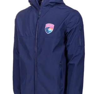 San Diego FC Navy Blue Zipper Hoodie Jacket