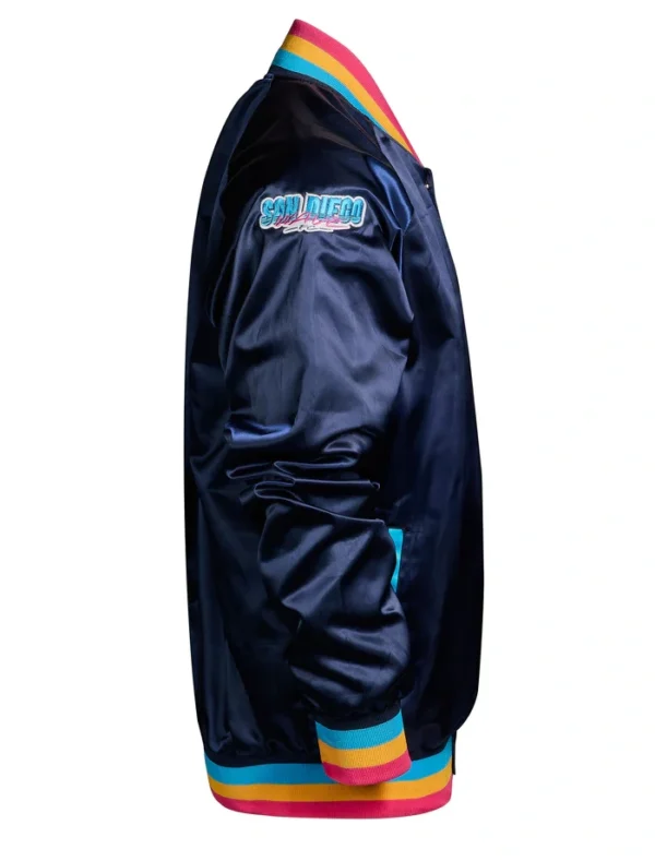 San Diego FC Vintage Bomber Jacket Front