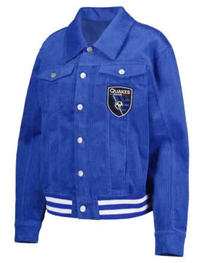 San Jose Earthquakes Blue Trucker Jacket