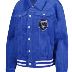 San Jose Earthquakes Blue Trucker Jacket