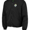Seattle Sounders FC Black Full Snap Jacket